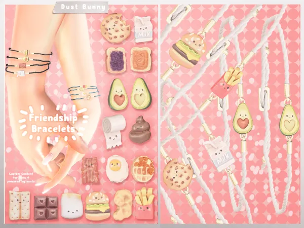 Dust Bunny Friendship Bracelets (Gift)