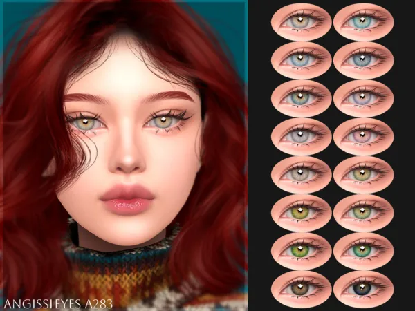 Alpha EYES A283 by ANGISSI - The Sims 4 Custom Content