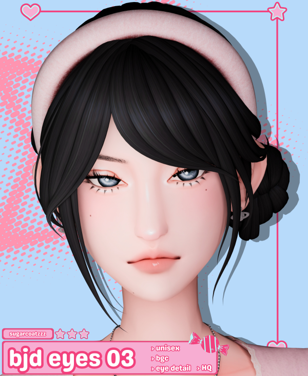 Maxis Match bjd eyes 03 by simsfinds - The Sims 4 Custom Content