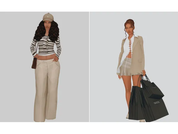 Mix RUNNING ERRAND LOOKBOOK by noctisplays - The Sims 4 Custom Content
