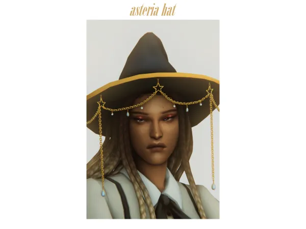 Maxis Match u00abasteriau00bb hat by clumsyalien - The Sims 4 Custom Content