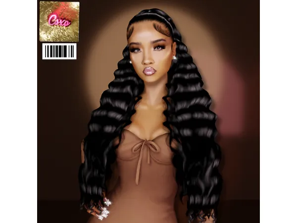 Alpha Reese Hair by cecesimsxo - The Sims 4 Custom Content