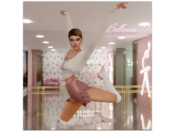 Maxis Match Ballerina - The Sims 4 Custom Content