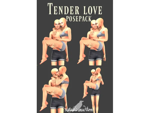 Mix Tender Love posepack by natalia_auditore - The Sims 4 Custom Content