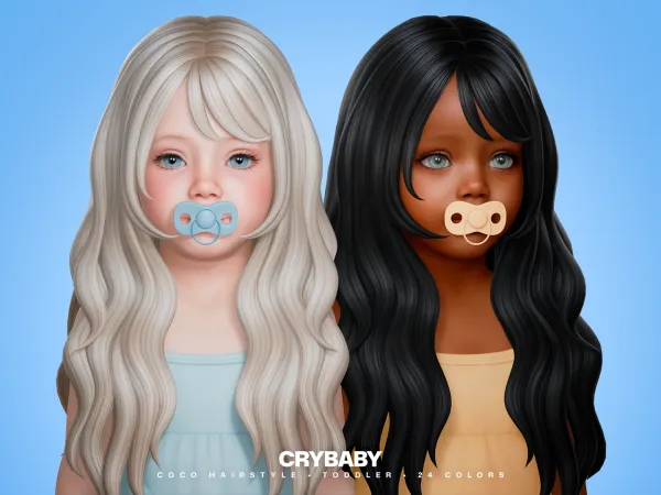 Maxis Match Coco Hairstyle Crybaby by crybaby - The Sims 4 Custom Content