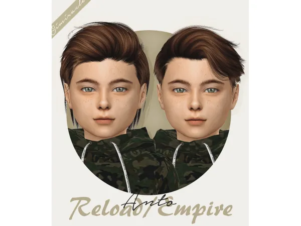 Alpha Anto Reload Empire Kids Version by simiracle - The Sims 4 Custom Content