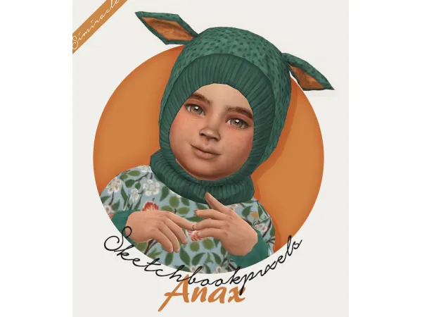 Alpha Sketchbookpixels Anax 3T4 by simiracle - The Sims 4 Custom Content