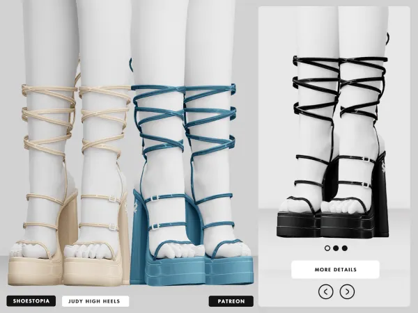 Alpha Judy High Heels - The Sims 4 Custom Content
