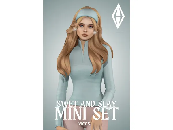 Maxis Match VICCS_SWEAT AND SLAY MINI SET (TEEN ELDER) - The Sims 4 Custom Content