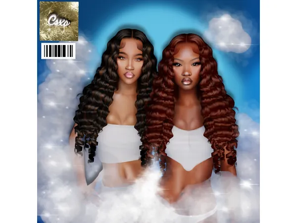 Alpha Arianna Hair V2 by cecesimsxo - The Sims 4 Custom Content