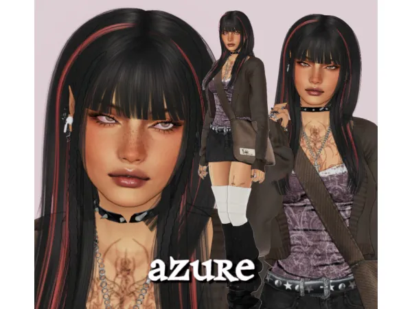 Alpha azure by simstry - The Sims 4 Custom Content