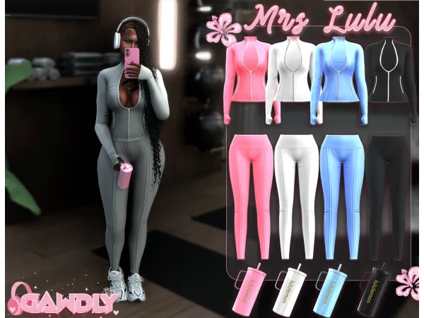 Alpha Mrs Lulu by gawdlygames - The Sims 4 Custom Content