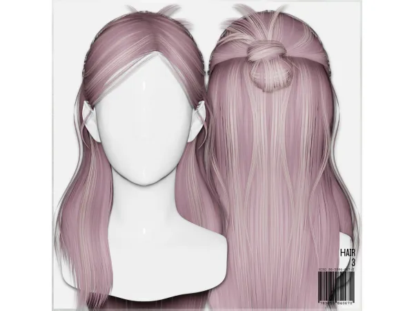 Alpha MIRO Hair_3 - The Sims 4 Custom Content