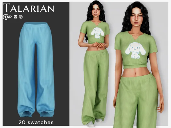 Alpha Winnie Trousers by talarian - The Sims 4 Custom Content