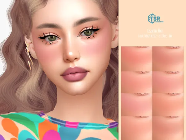 Mix IMF Lovie Blush N202 by IzzieMcFire - The Sims 4 Custom Content