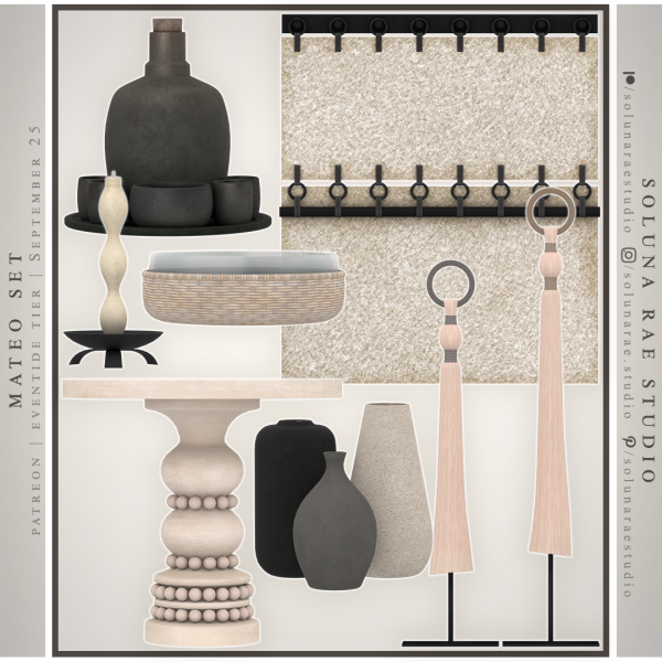 Alpha SolunaRae Mateo Set by solunarae - The Sims 4 Custom Content