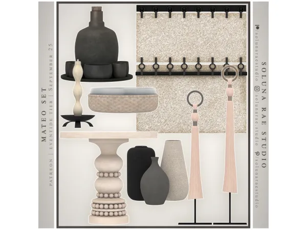 Alpha SolunaRae Mateo Set - The Sims 4 Custom Content