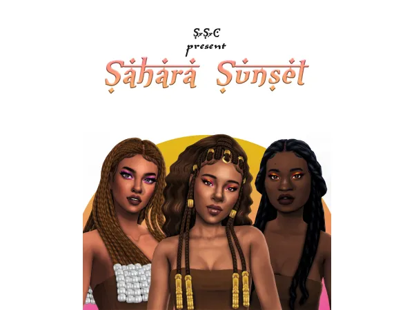 Maxis Match Sahara Sunset Collab by savvysweet - The Sims 4 Custom Content