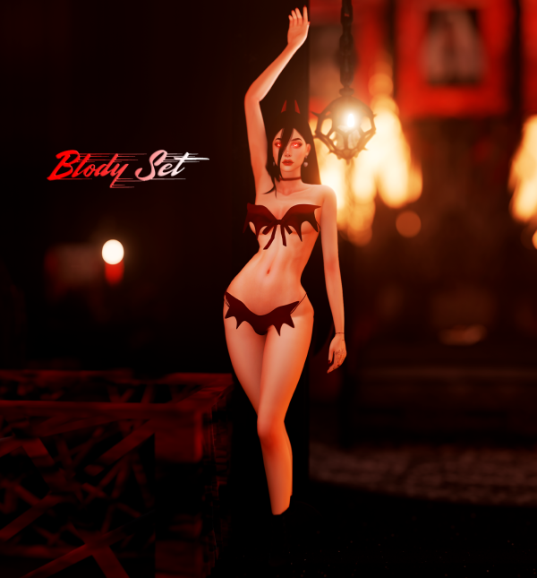 Alpha BECCA Blody Set by beccaxcouquetts - The Sims 4 Custom Content