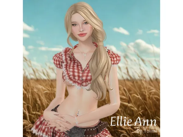 Maxis Match Meet Ellie Ann by yolimi - The Sims 4 Custom Content