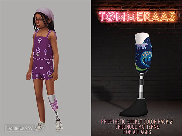 Mix Tu00d8MMERAAS Childhood Patterns Socket Color Pack 2 - The Sims 4 Custom Content