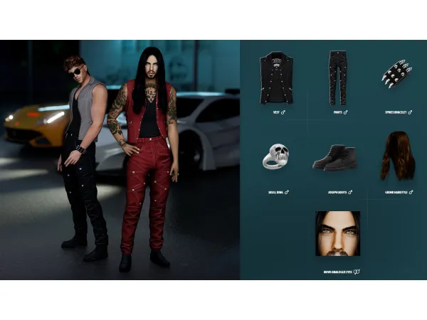 Alpha BAD DECISIONS MALE SET by ModCo Studios - The Sims 4 Custom Content