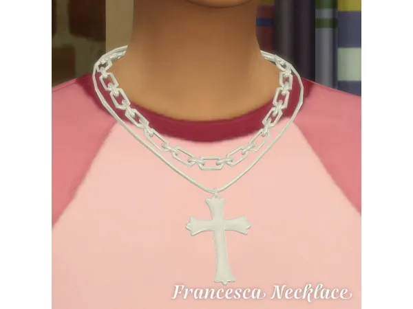 Maxis Match [oakiyo] Francesca Necklace - The Sims 4 Custom Content
