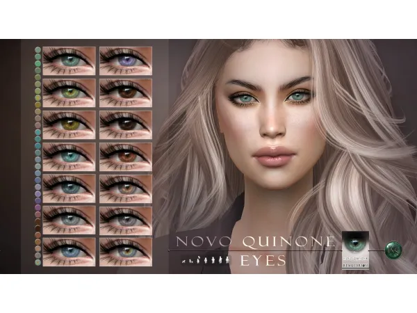 Alpha Novo Quinone Eyes by RemusSirion - The Sims 4 Custom Content
