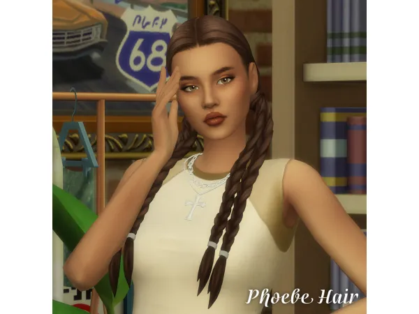 Maxis Match [oakiyo] Phoebe Hair - The Sims 4 Custom Content