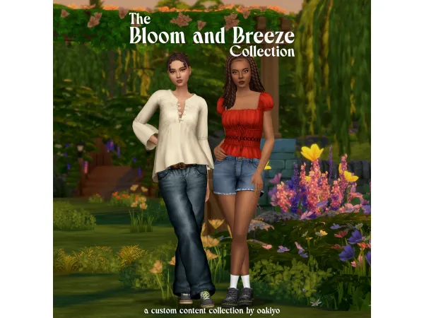 Maxis Match The Bloom and Breeze Collection by oakiyo - The Sims 4 Custom Content