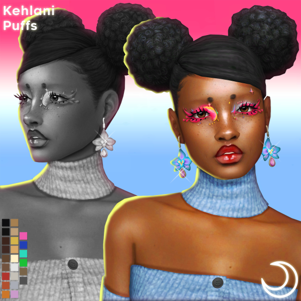 Maxis Match KEHLANI PUFFS by simsfinds - The Sims 4 Custom Content