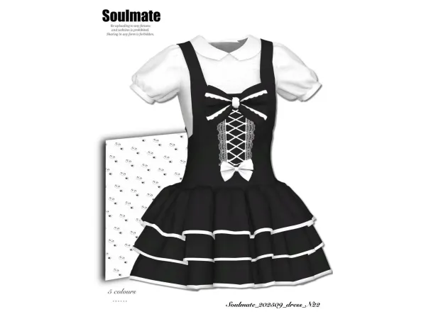 Mix Soulmate_N22_202509_dress - The Sims 4 Custom Content