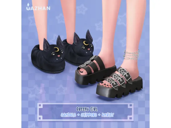 Mix [CREEPY GIRL] by cazhancc - The Sims 4 Custom Content