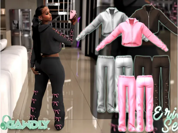 Alpha Erica Set by gawdlygames - The Sims 4 Custom Content