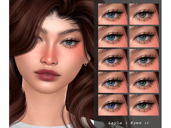 Alpha curseforge Eyes L12 - The Sims 4 Custom Content