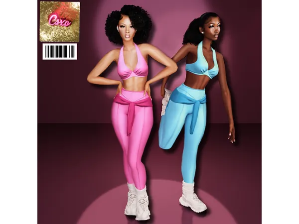Alpha Ultra Activewear Set by cecesimsxo - The Sims 4 Custom Content