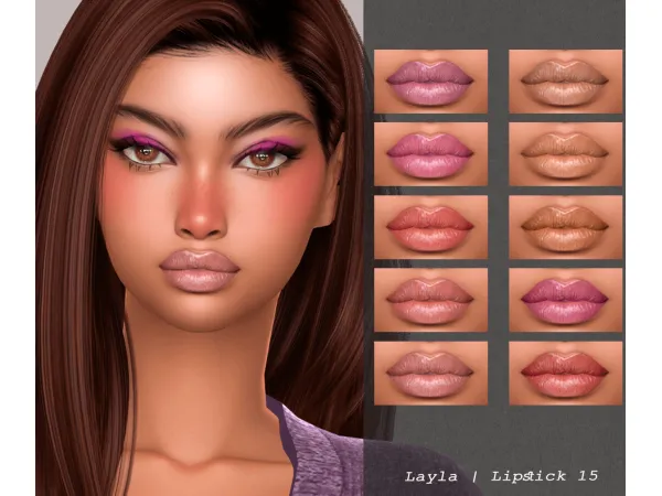 Alpha curseforge Lipstick L15 - The Sims 4 Custom Content