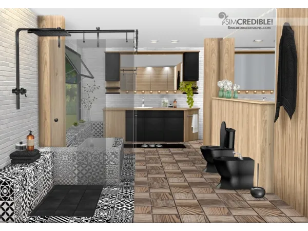 Alpha Treviso Structures - The Sims 4 Custom Content