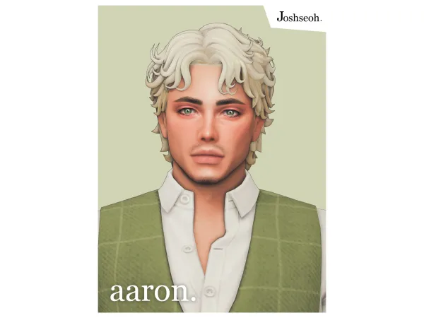 Maxis Match Aaron Hair by jo_se_oh - The Sims 4 Custom Content