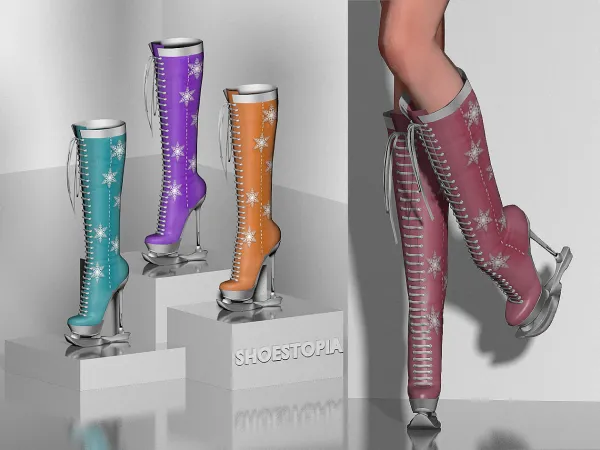 Alpha Snow Ice Skates - The Sims 4 Custom Content