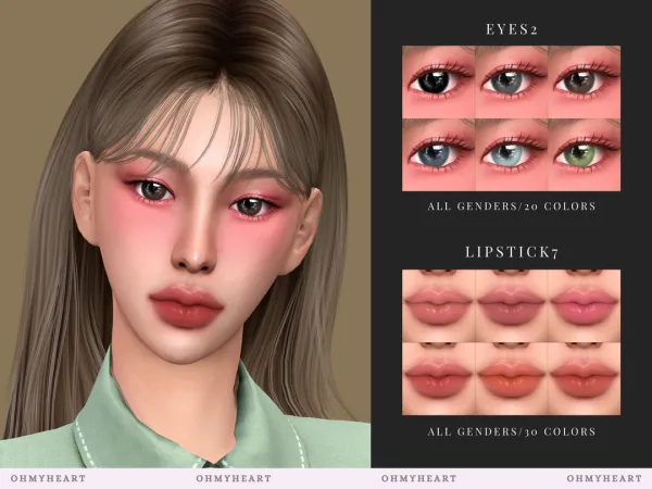 Mix ohmyheart 25915 set - The Sims 4 Custom Content