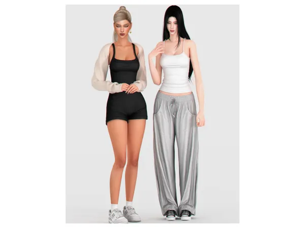 Alpha Cozy Comfy Set by backtrackcc - The Sims 4 Custom Content