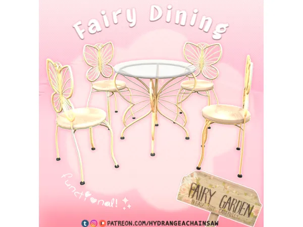Alpha Fairy Diningud83euddda - The Sims 4 Custom Content