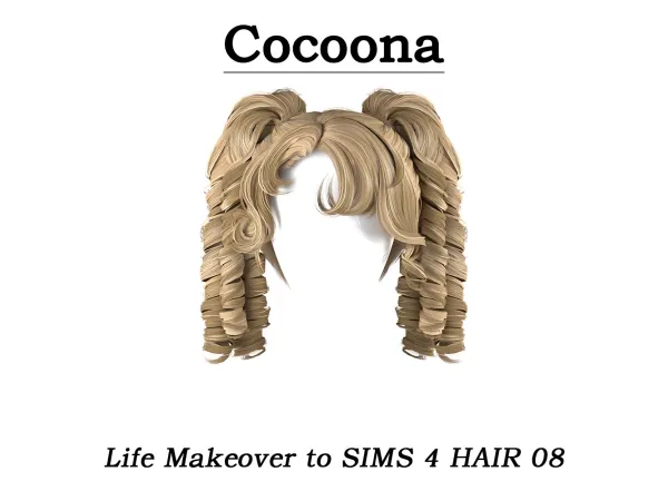 Alpha Cocoona_Life Makeover to SIMS 4 HAIR 10 - The Sims 4 Custom Content