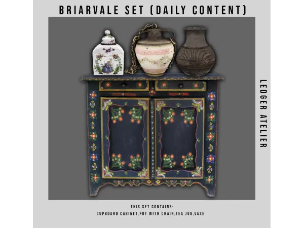 Alpha Briarvale Set (Daily content) - The Sims 4 Custom Content