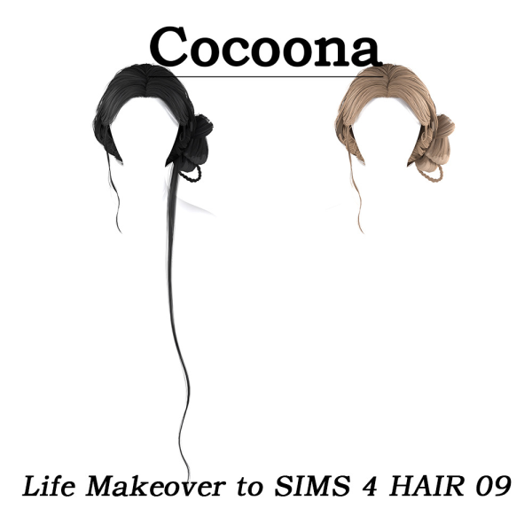 Alpha Cocoona_Life Makeover to SIMS 4 HAIR 09 by simsfinds - The Sims 4 Custom Content