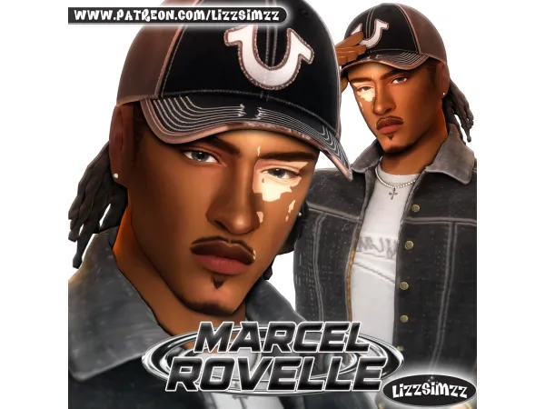 Mix Marcel Rovelle by lizzsimzz - The Sims 4 Custom Content