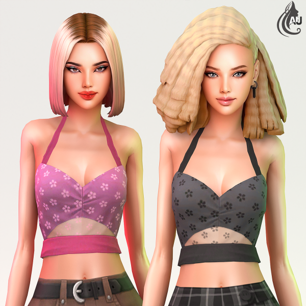 Maxis Match Female top by aurum - The Sims 4 Custom Content