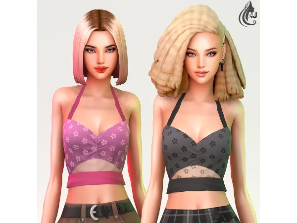 Maxis Match Female top - The Sims 4 Custom Content