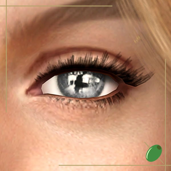 Alpha Velma 3D Lashes by pitted0live - The Sims 4 Custom Content